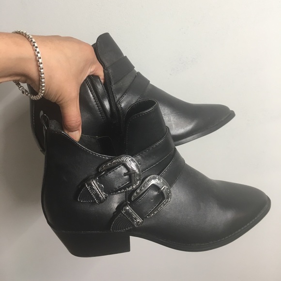 Black New ankle Booties - Picture 1 of 5